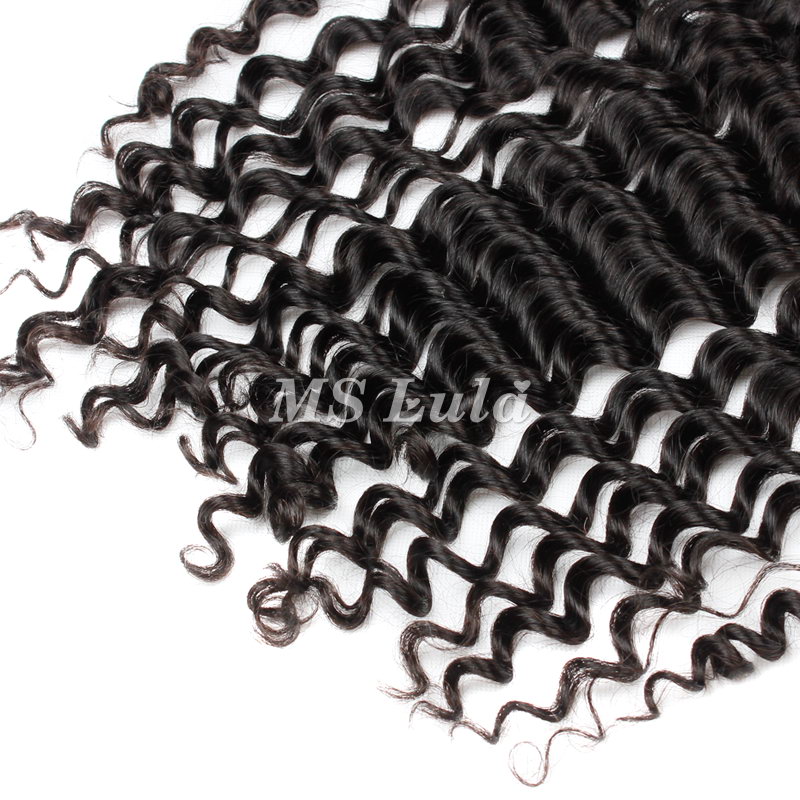 Virgin Hair Deep Wave 13x4 13x6 Transparent Lace Frontal - 图片 8